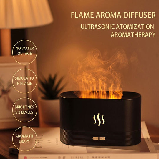 RGB Flame Humidifier 12 Colors
