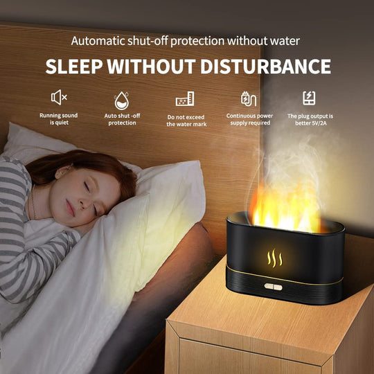 RGB Flame Humidifier 12 Colors