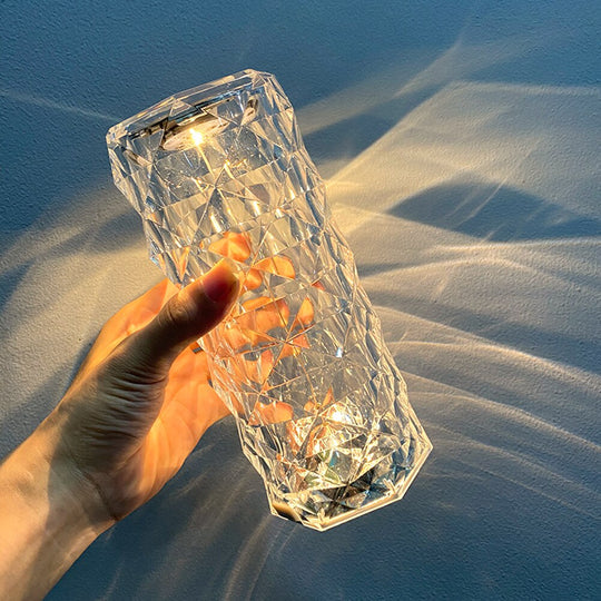 Diamond Rose Lamp