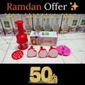 🔥 Pack of 3 Vegetable Chopper, Kabab Moulds & Samosa Maker | 😍 Flat 50% OFF 🤩