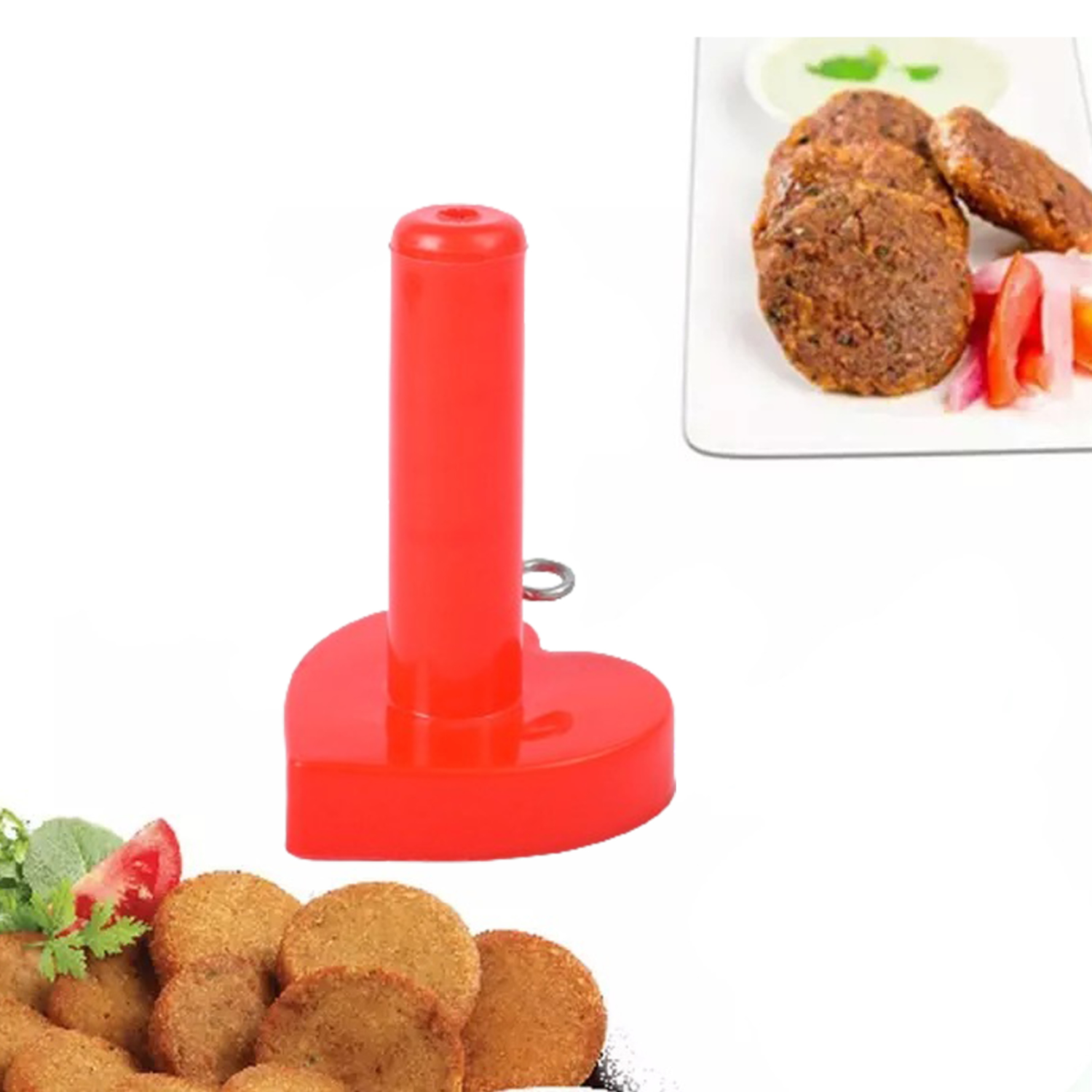 🔥 Pack of 3 Vegetable Chopper, Kabab Moulds & Samosa Maker | 😍 Flat 50% OFF 🤩