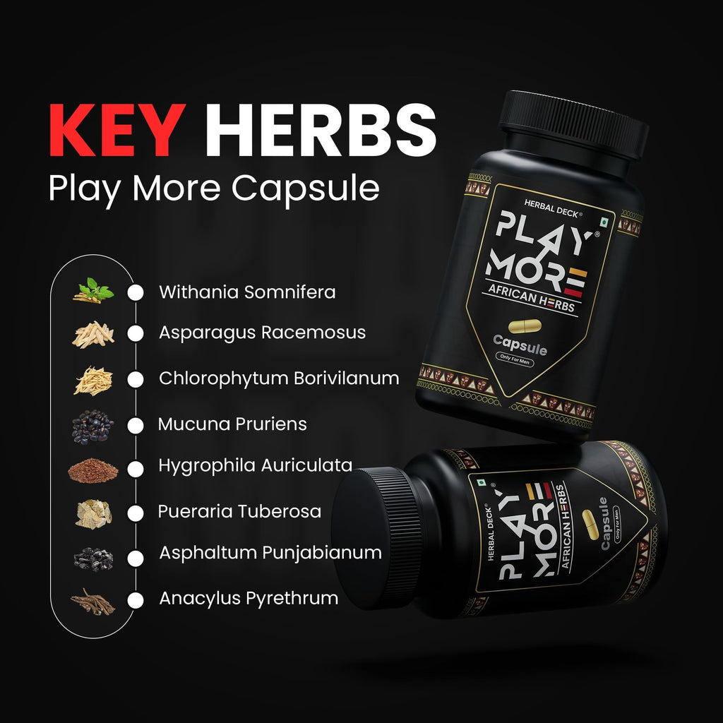 PLAYMORE African Herbal Powder | 25 Ayurvedic Herbs | 150g