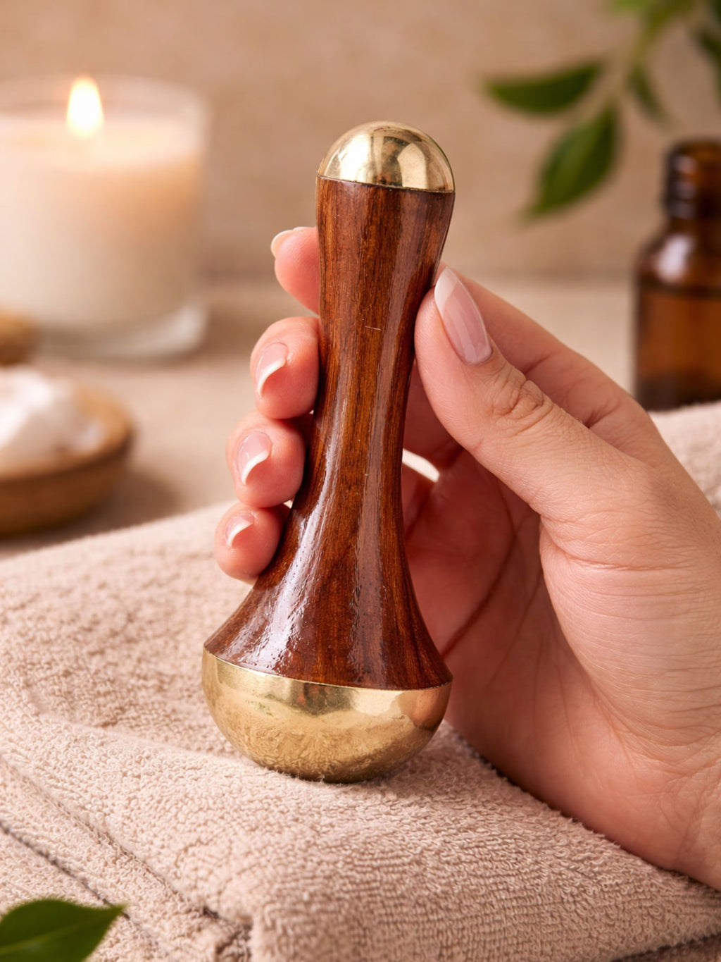 ✨ Kansa Wand Massager – Lift, Sculpt & Rejuvenate Your Skin Naturally! 🌿💆