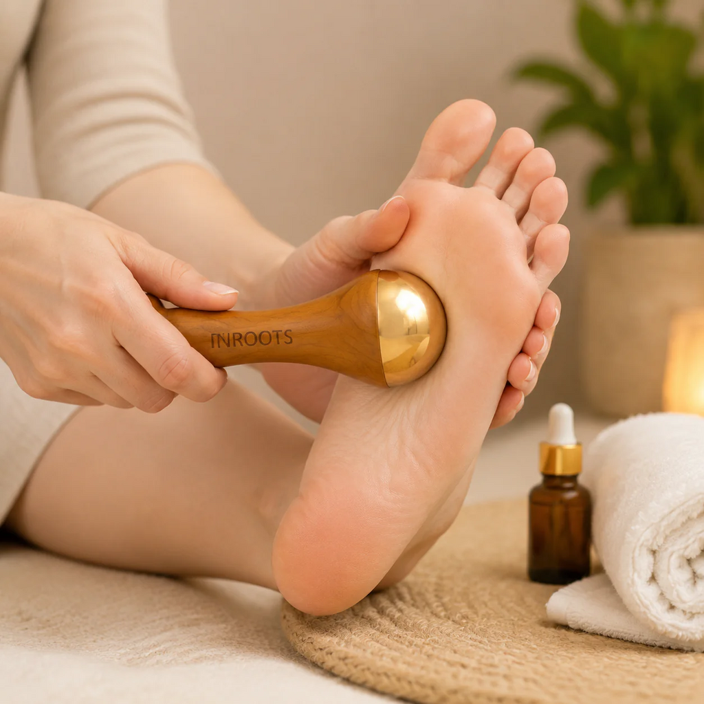 ✨ Kansa Wand Massager – Lift, Sculpt & Rejuvenate Your Skin Naturally! 🌿💆