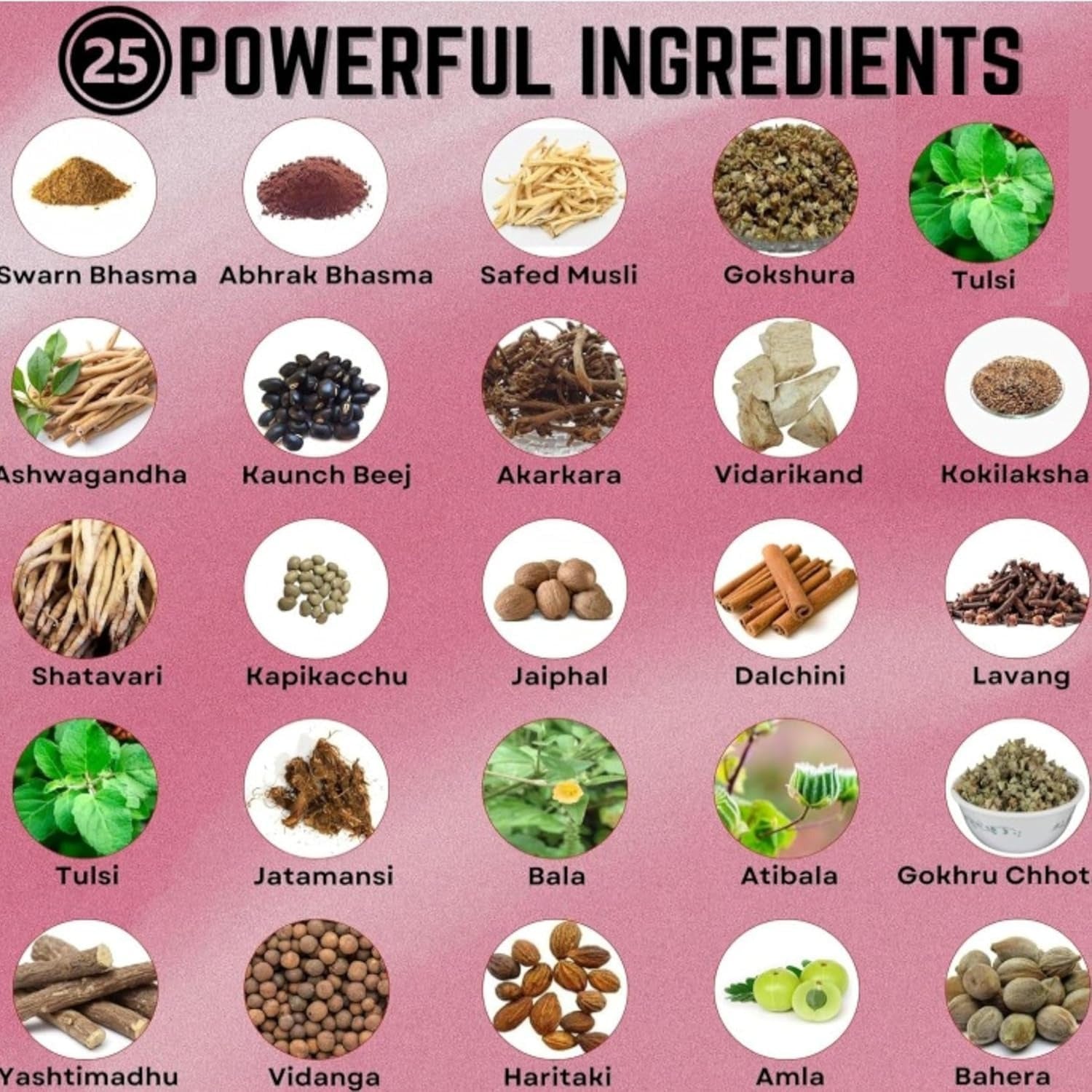 PLAYMORE African Herbal Powder | 25 Ayurvedic Herbs | 150g