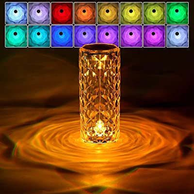 Diamond Rose Lamp